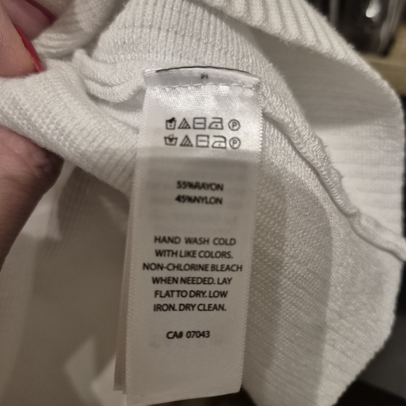 Rachel Zoe Ivory Ribbed Tank Top - Picture 3 of 4